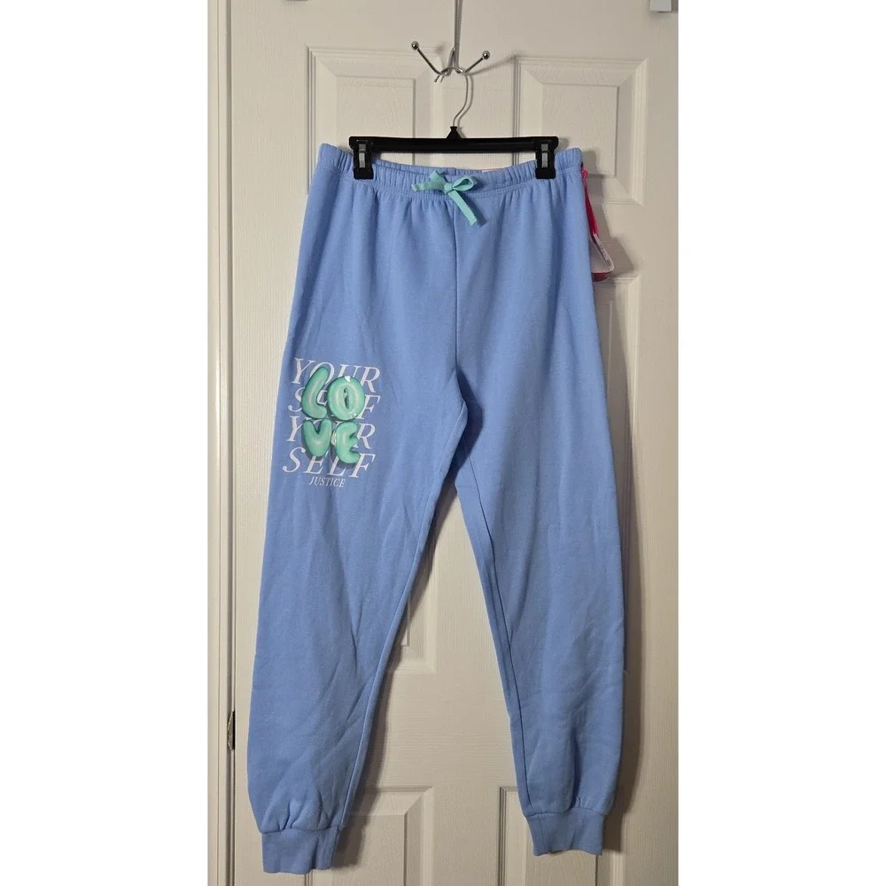 Justice Brand Girls Plus Size Joggers New‎ With Tags Size XL (16P/18P).